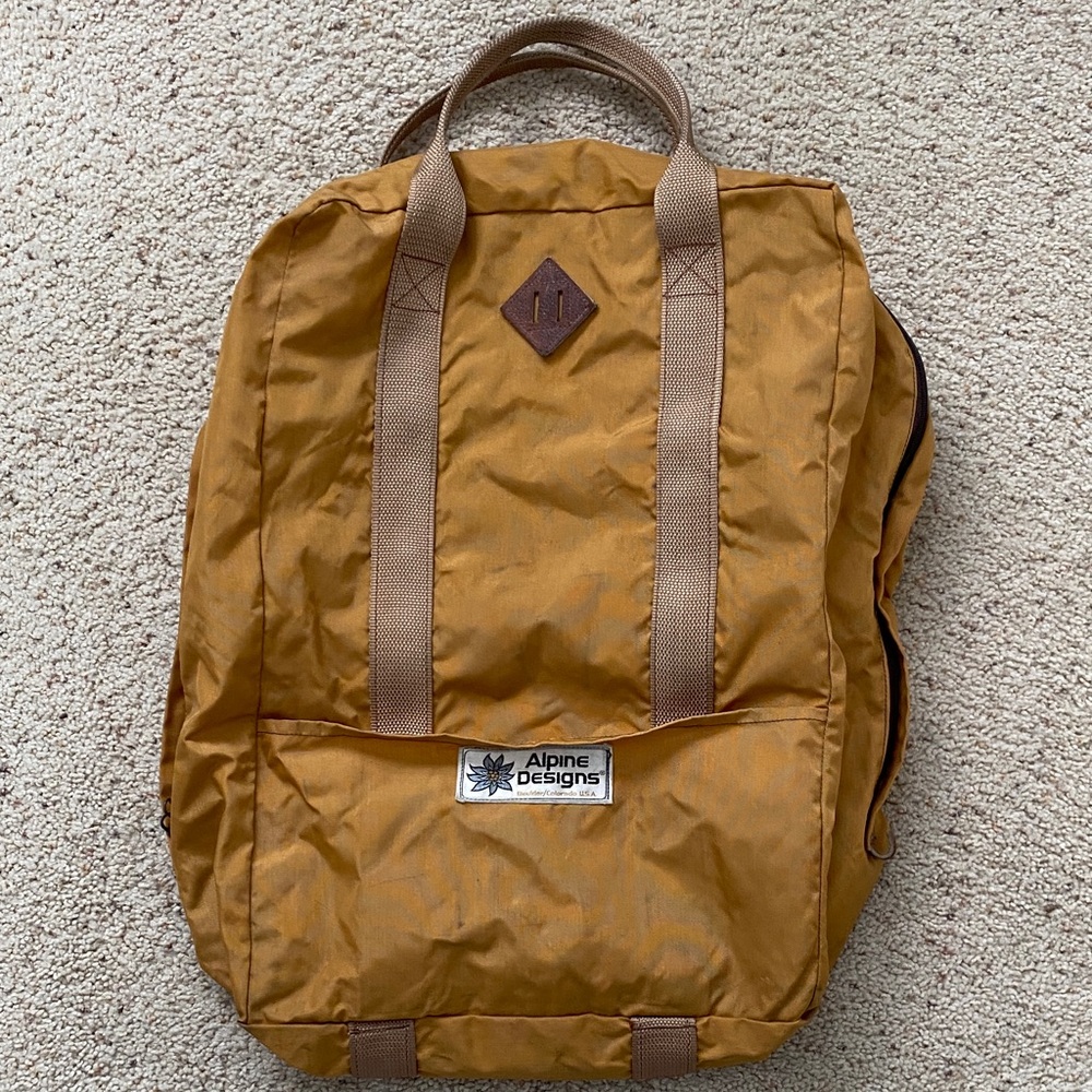 Vintage Alpine Designs Packable Backpack. Boulder/Colorado USA.